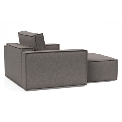 Innovation Living Newilla Lounger Chair with Standard Arms - 521 Mixed Dance Grey
