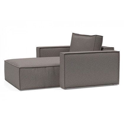 Innovation Living Newilla Lounger Chair with Standard Arms - 521 Mixed Dance Grey