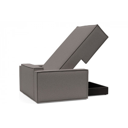 Innovation Living Newilla Lounger Chair with Standard Arms - 521 Mixed Dance Grey