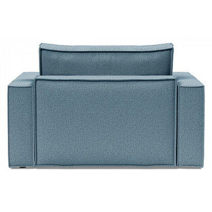 Innovation Living Newilla Lounger Chair with Standard Arms - 525 Mixed Dance Light Blue