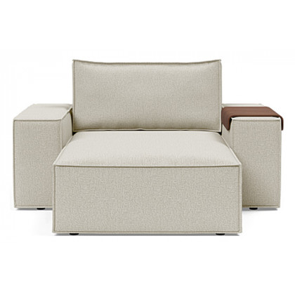 Innovation Living Newilla Lounger Chair with Wide Arms - 527 Mixed Dance Natural