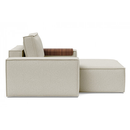 Innovation Living Newilla Lounger Chair with Wide Arms - 527 Mixed Dance Natural