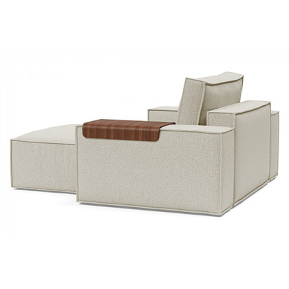 Innovation Living Newilla Lounger Chair with Wide Arms - 527 Mixed Dance Natural