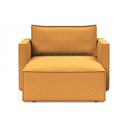 Innovation Living Newilla Lounger Chair with Slim Arms - 536 Bouclé Ochre