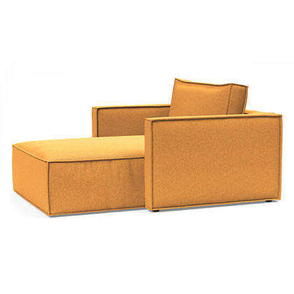 Innovation Living Newilla Lounger Chair with Slim Arms - 536 Bouclé Ochre
