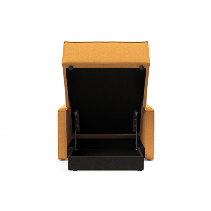 Innovation Living Newilla Lounger Chair with Slim Arms - 536 Bouclé Ochre