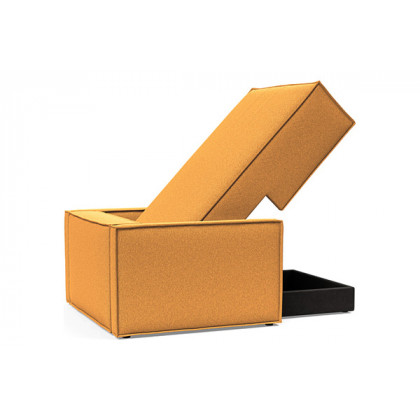 Innovation Living Newilla Lounger Chair with Slim Arms - 536 Bouclé Ochre