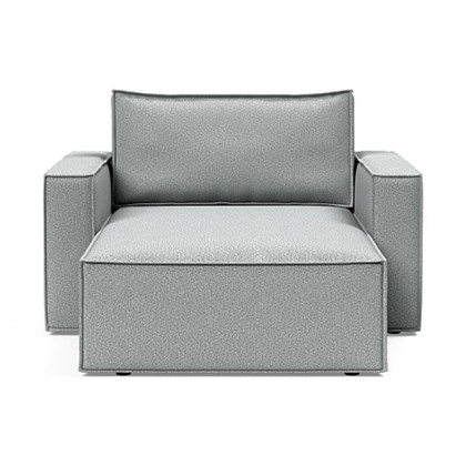 Innovation Living Newilla Lounger Chair with Standard Arms - 538 Melange Light Grey