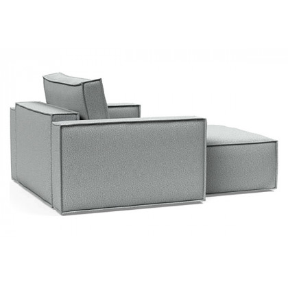 Innovation Living Newilla Lounger Chair with Standard Arms - 538 Melange Light Grey