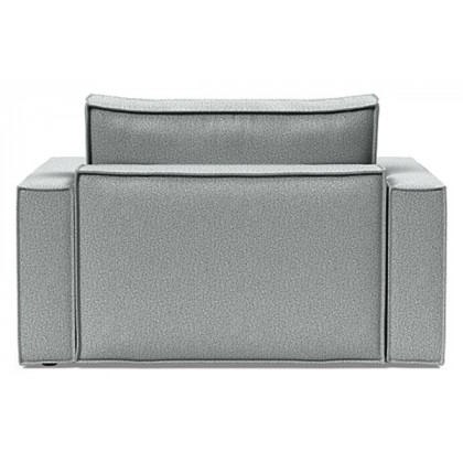 Innovation Living Newilla Lounger Chair with Standard Arms - 538 Melange Light Grey
