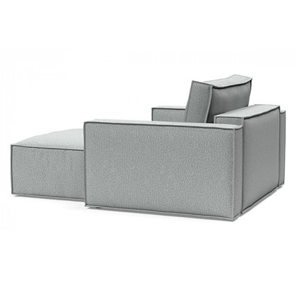 Innovation Living Newilla Lounger Chair with Standard Arms - 538 Melange Light Grey