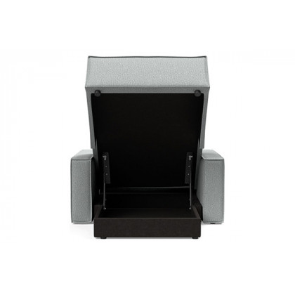 Innovation Living Newilla Lounger Chair with Standard Arms - 538 Melange Light Grey