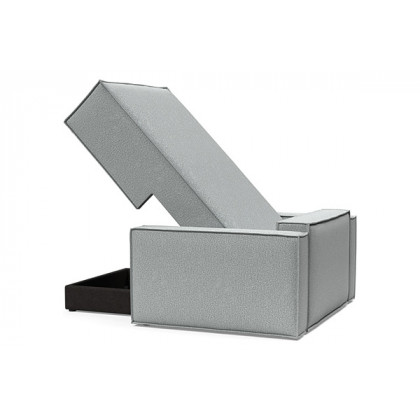 Innovation Living Newilla Lounger Chair with Standard Arms - 538 Melange Light Grey