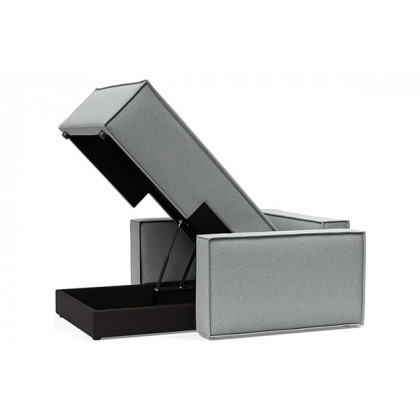 Innovation Living Newilla Lounger Chair with Standard Arms - 538 Melange Light Grey