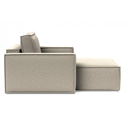 Innovation Living Newilla Lounger Chair with Standard Arms - 539 Bouclé Beige