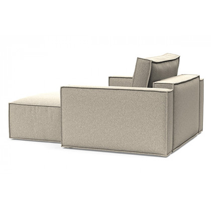 Innovation Living Newilla Lounger Chair with Standard Arms - 539 Bouclé Beige
