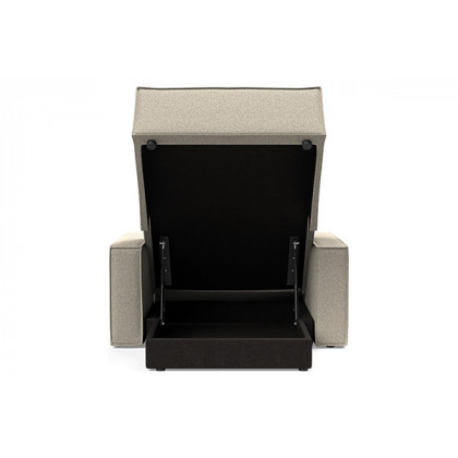 Innovation Living Newilla Lounger Chair with Standard Arms - 539 Bouclé Beige