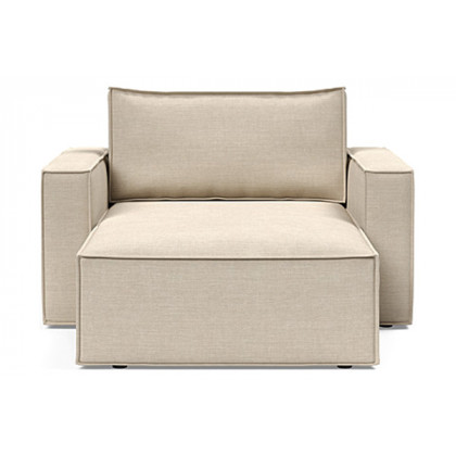 Innovation Living Newilla Lounger Chair with Standard Arms - 586 Phobos Latte