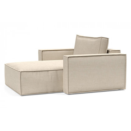 Innovation Living Newilla Lounger Chair with Standard Arms - 586 Phobos Latte