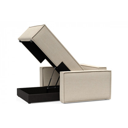 Innovation Living Newilla Lounger Chair with Standard Arms - 586 Phobos Latte