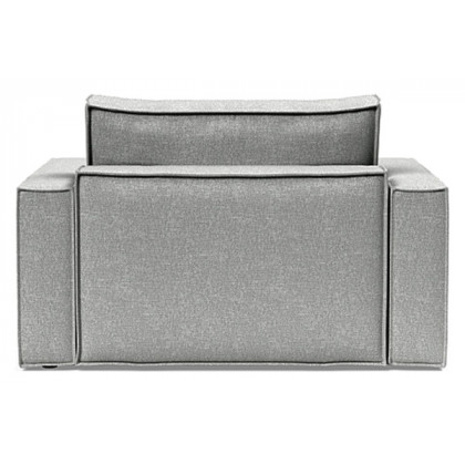 Innovation Living Newilla Lounger Chair with Standard Arms - 590 Micro Check Grey
