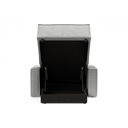 Innovation Living Newilla Lounger Chair with Standard Arms - 590 Micro Check Grey