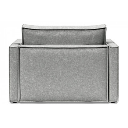 Innovation Living Newilla Lounger Chair with Slim Arms - 590 Micro Check Grey
