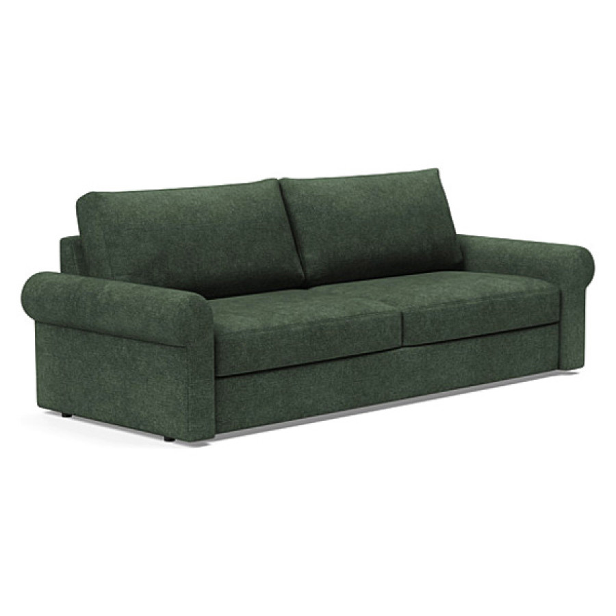 Innovation Living Vilander Sofa Bed With Roll Arms - 281 Avella Pine Green