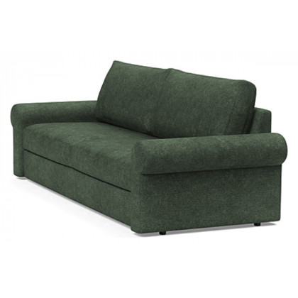 Innovation Living Vilander Sofa Bed With Roll Arms - 281 Avella Pine Green