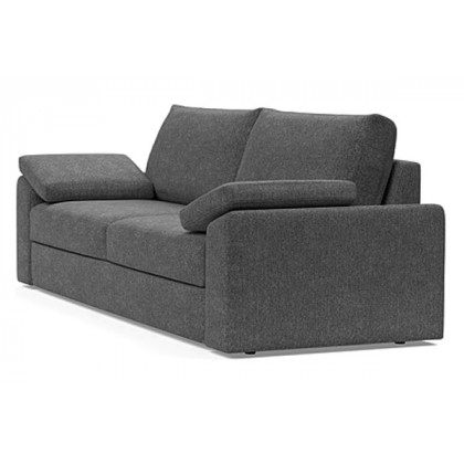 Innovation Living Vilander Sofa Bed With Cushion Arms - 350 Taura Deep Grey