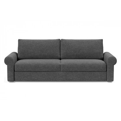 Innovation Living Vilander Sofa Bed With Roll Arms - 350 Taura Deep Grey