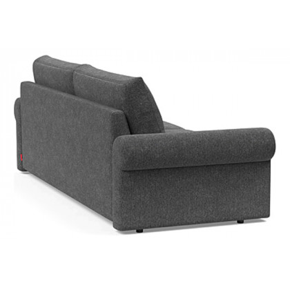 Innovation Living Vilander Sofa Bed With Roll Arms - 350 Taura Deep Grey