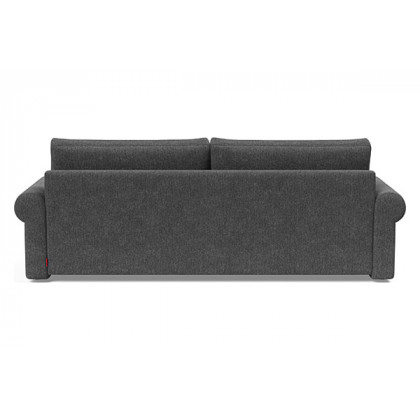 Innovation Living Vilander Sofa Bed With Roll Arms - 350 Taura Deep Grey