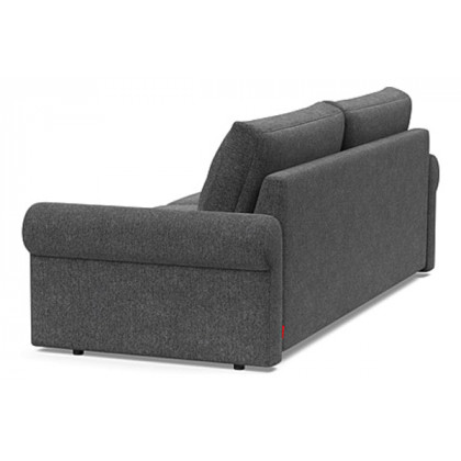 Innovation Living Vilander Sofa Bed With Roll Arms - 350 Taura Deep Grey