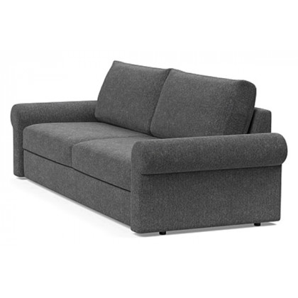 Innovation Living Vilander Sofa Bed With Roll Arms - 350 Taura Deep Grey