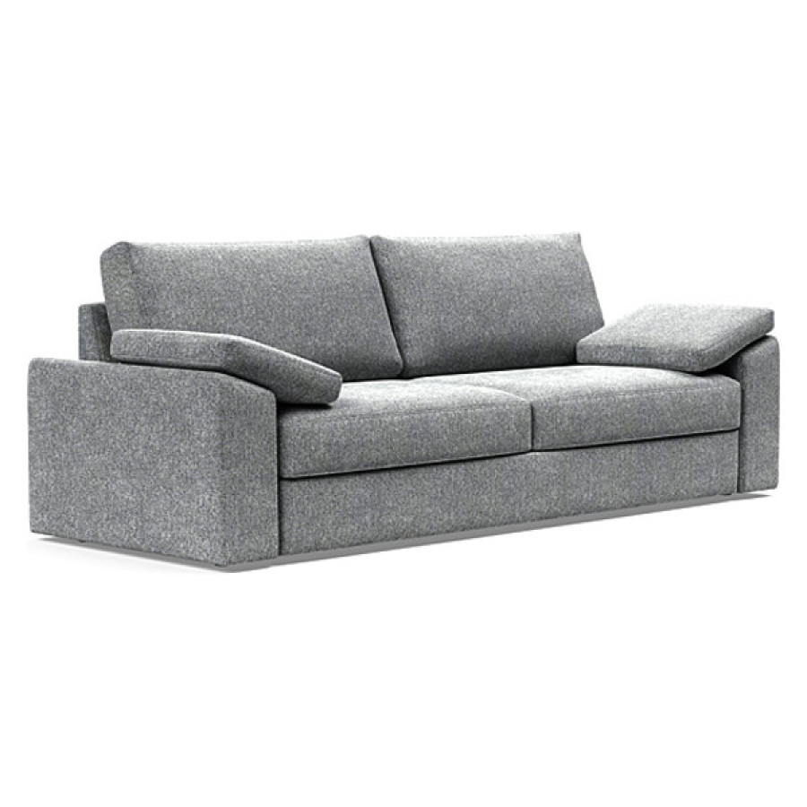 Innovation Living Vilander Sofa Bed With Cushion Arms - 351 Taura Slate Grey