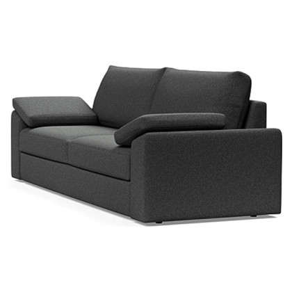 Innovation Living Vilander Sofa Bed With Cushion Arms - 529 Bouclé Charcoal