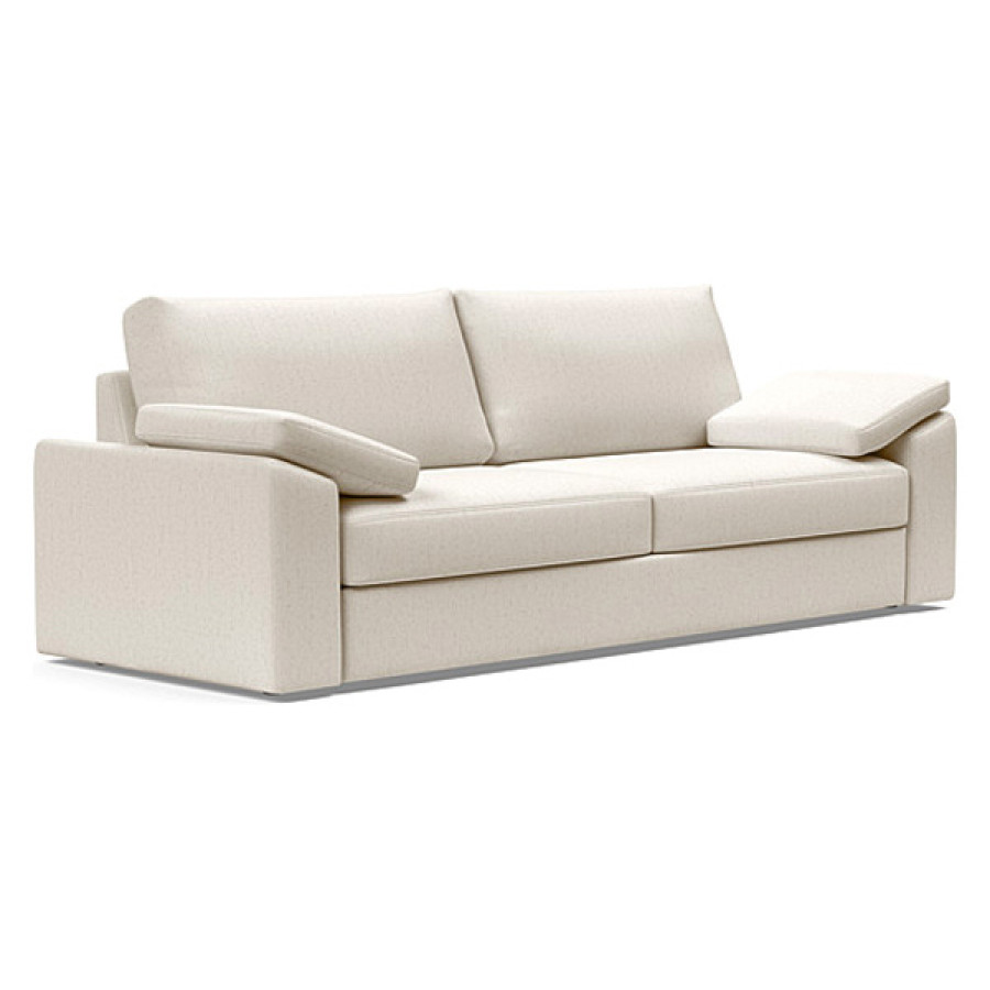 Innovation Living Vilander Sofa Bed With Cushion Arms - 531 Bouclé Off White