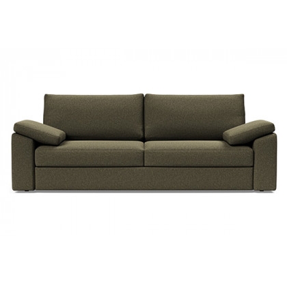 Innovation Living Vilander Sofa Bed With Cushion Arms - 535 Bouclé Forest Green