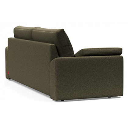 Innovation Living Vilander Sofa Bed With Cushion Arms - 535 Bouclé Forest Green