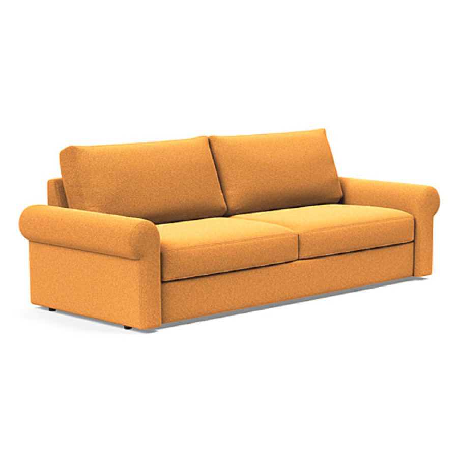 Innovation Living Vilander Sofa Bed With Roll Arms - 536 Bouclé Ochre