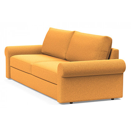 Innovation Living Vilander Sofa Bed With Roll Arms - 536 Bouclé Ochre