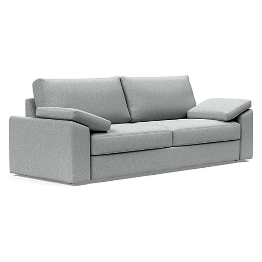 Innovation Living Vilander Sofa Bed With Cushion Arms - 538 Melange Light Grey