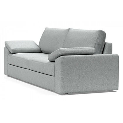 Innovation Living Vilander Sofa Bed With Cushion Arms - 538 Melange Light Grey