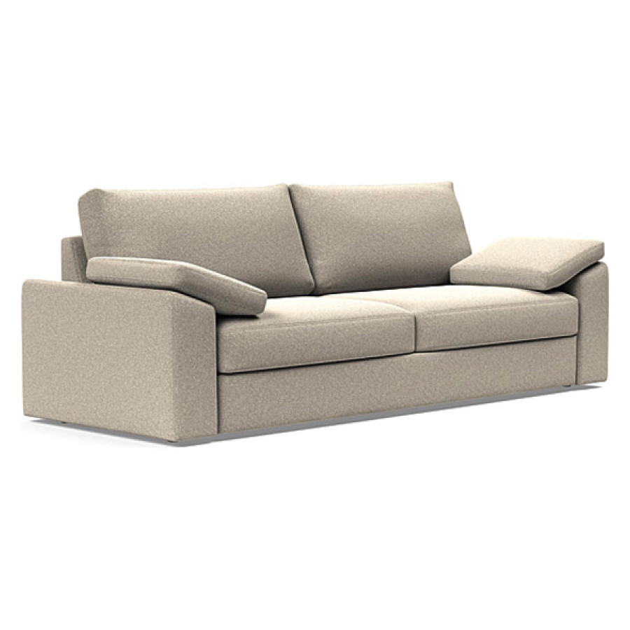 Innovation Living Vilander Sofa Bed With Cushion Arms - 539 Bouclé Beige