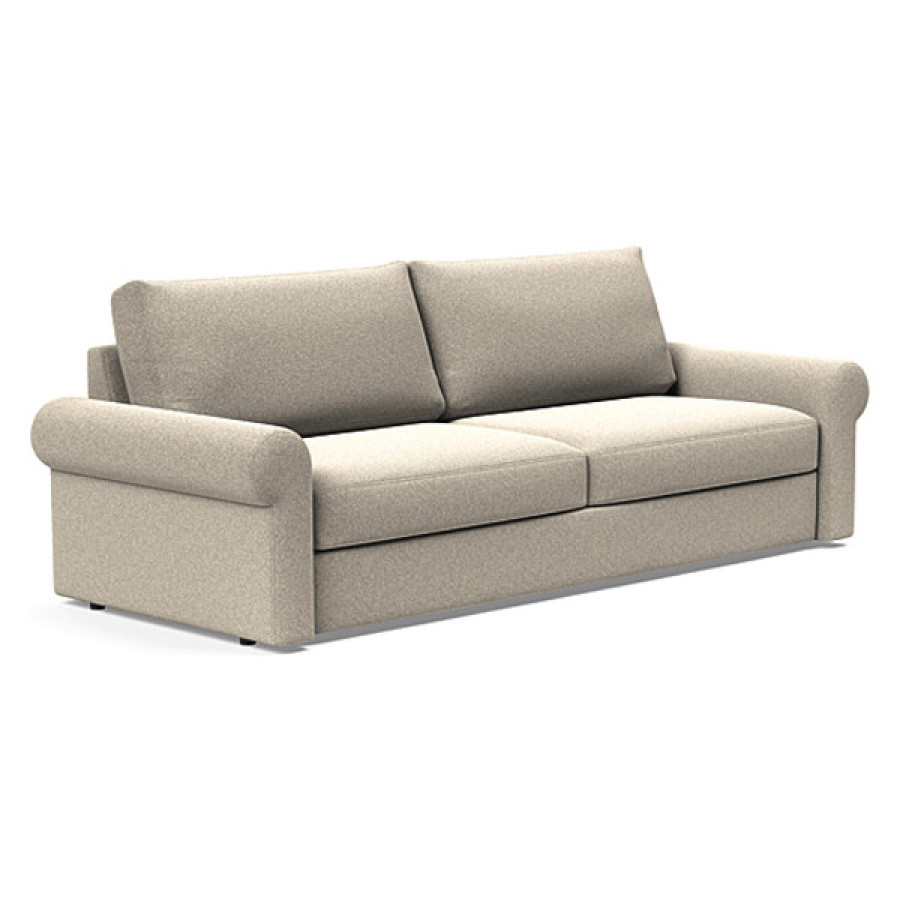 Innovation Living Vilander Sofa Bed With Roll Arms - 539 Bouclé Beige