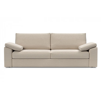 Innovation Living Vilander Sofa Bed With Cushion Arms - 612 Blida Sand Grey