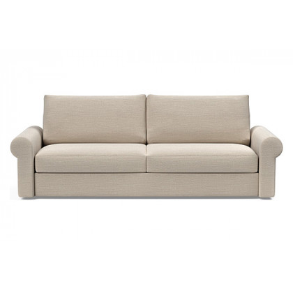 Innovation Living Vilander Sofa Bed With Roll Arms - 612 Blida Sand Grey