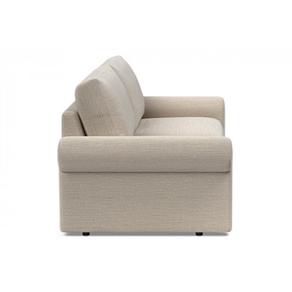 Innovation Living Vilander Sofa Bed With Roll Arms - 612 Blida Sand Grey