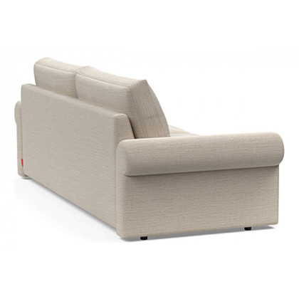 Innovation Living Vilander Sofa Bed With Roll Arms - 612 Blida Sand Grey